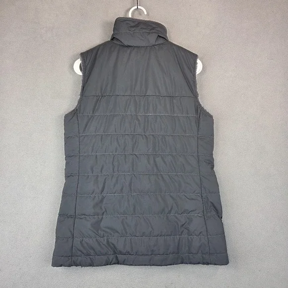The North Face Vest Womens S Mossbud Reversible Insulated Fleece Puffer NF0A4R3G - Picture 3 of 9